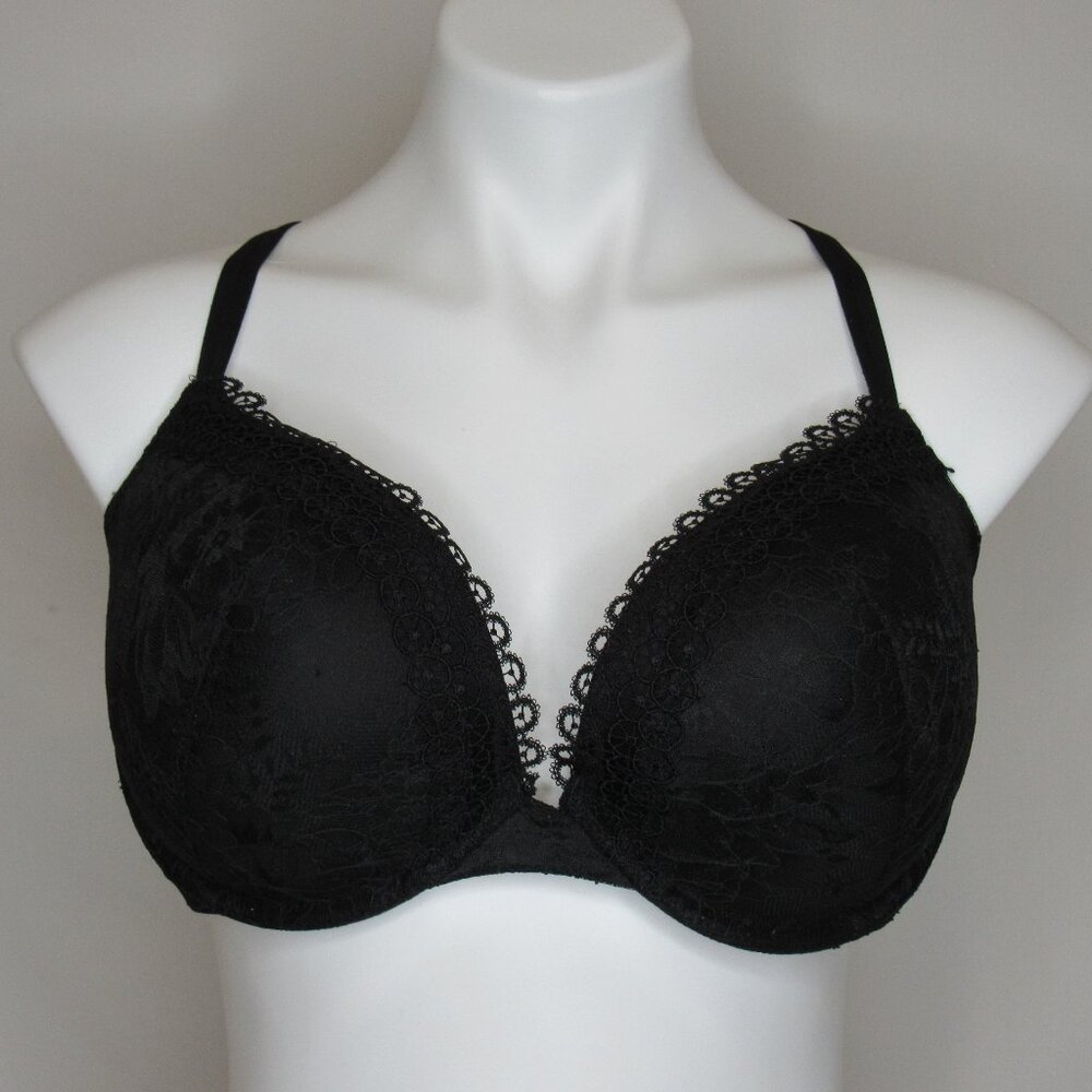 Victoria's Secret Very Sexy Black Lace Push Up Bra 40C